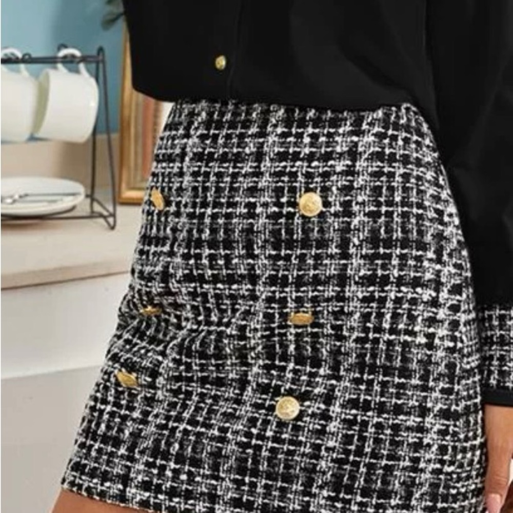 Shein Tweet Skirt - XL